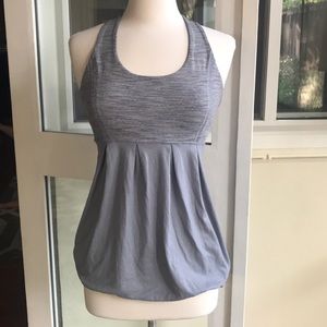 Lululemon Grey Yoga tank top sports bra